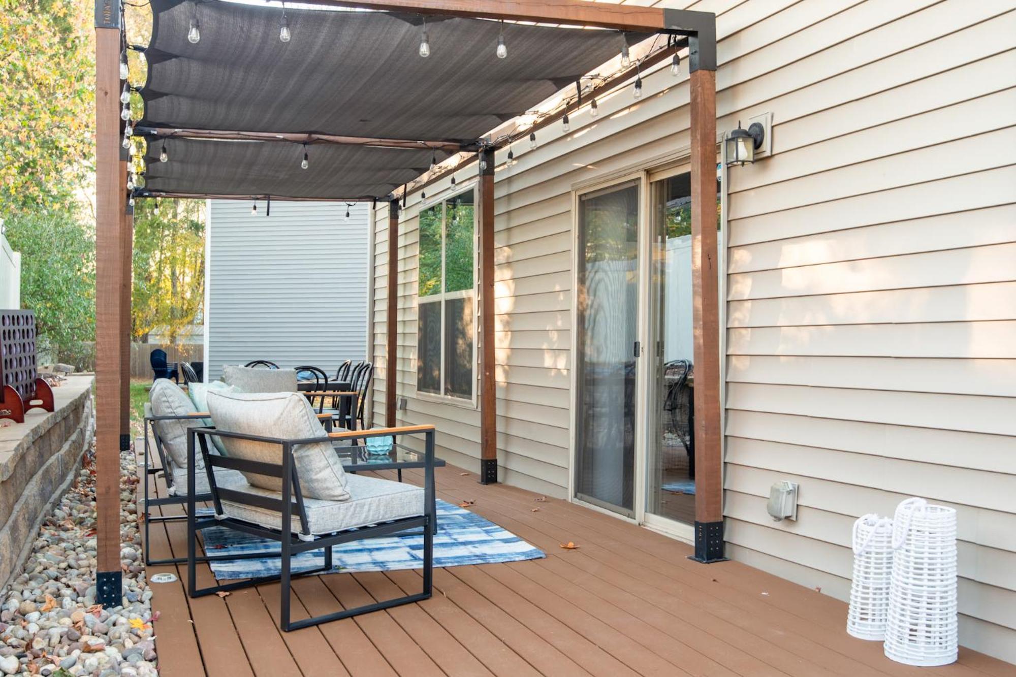 Near Clt Airport - 4Bd - Backyard - Balcony Villa Charlotte Exterior photo